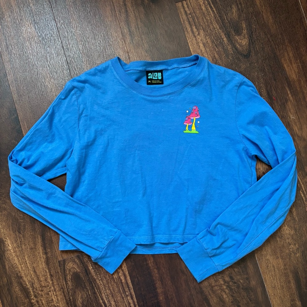 A-LAB dita the wizard Cropped long sleeve blue size M - Picture 2 of 5